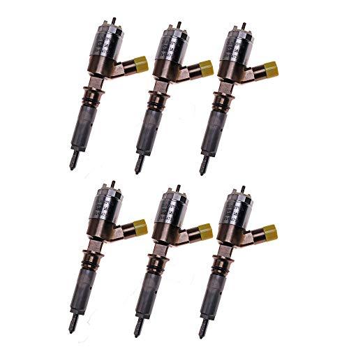 6PCS Injectors 3264700 326-4700 for Caterpillar C6 C6.4 Engine CAT 320D Excavator - KUDUPARTS
