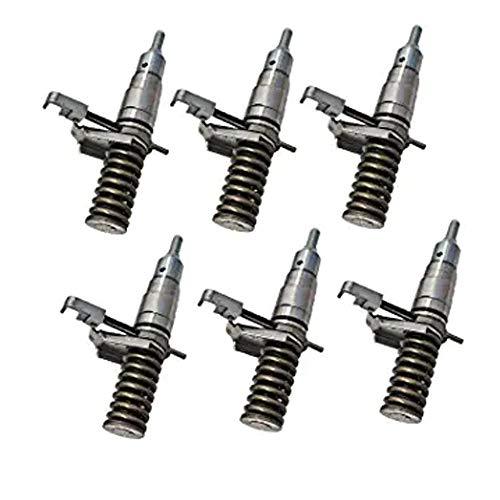 New 6PCS Fuel Injectors 127-8222 1278222 for Caterpillar Engine 3114 3116 Excavator 325 325 L Wheel Loader 950F 950F II 960F - KUDUPARTS