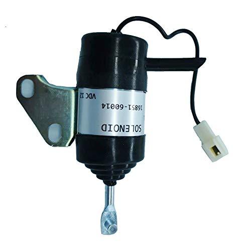 12V 16851-60014 Stop Solenoid for Kubota Tractor BX2350D BX24D BX25 G2160 GR2100 GR2110 RTV900R RTV900T - KUDUPARTS