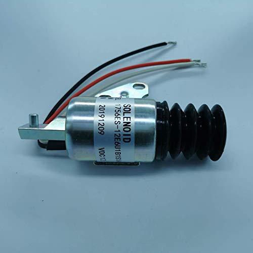 Shut Down Solenoid 1756ES-12E6U1B1S1A for 12V - KUDUPARTS