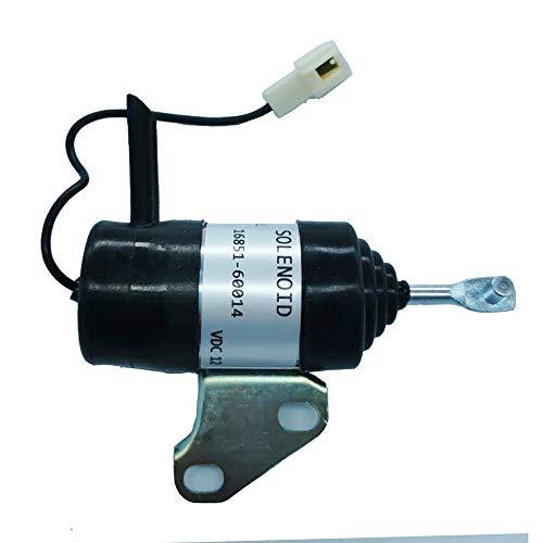 12V 16851-60014 Stop Solenoid for Kubota Tractor BX2350D BX24D BX25 G2160 GR2100 GR2110 RTV900R RTV900T - KUDUPARTS