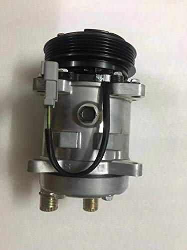 Air Conditioning Compressor 7279139 For Bobcat Skid Steer Loader S550 S590 S595 S630 S650 - KUDUPARTS