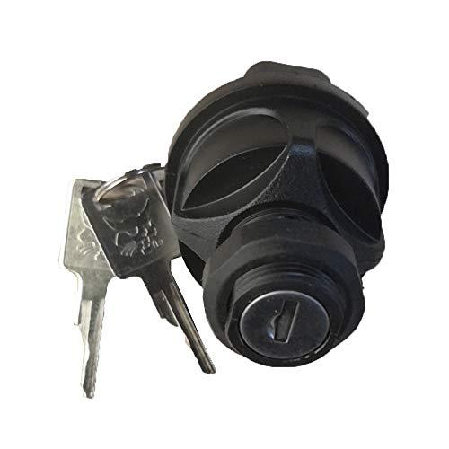 New Ignition Switch with Key for Bobcat E17 E17Z E19 E20 E25 E26 E32 E32i E35 E35i - KUDUPARTS