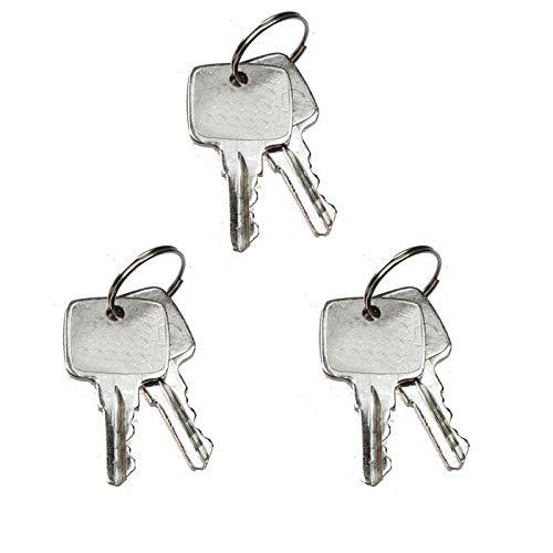 GOOP AR51481 Keys 6 pcs for John Deere Equipment - KUDUPARTS