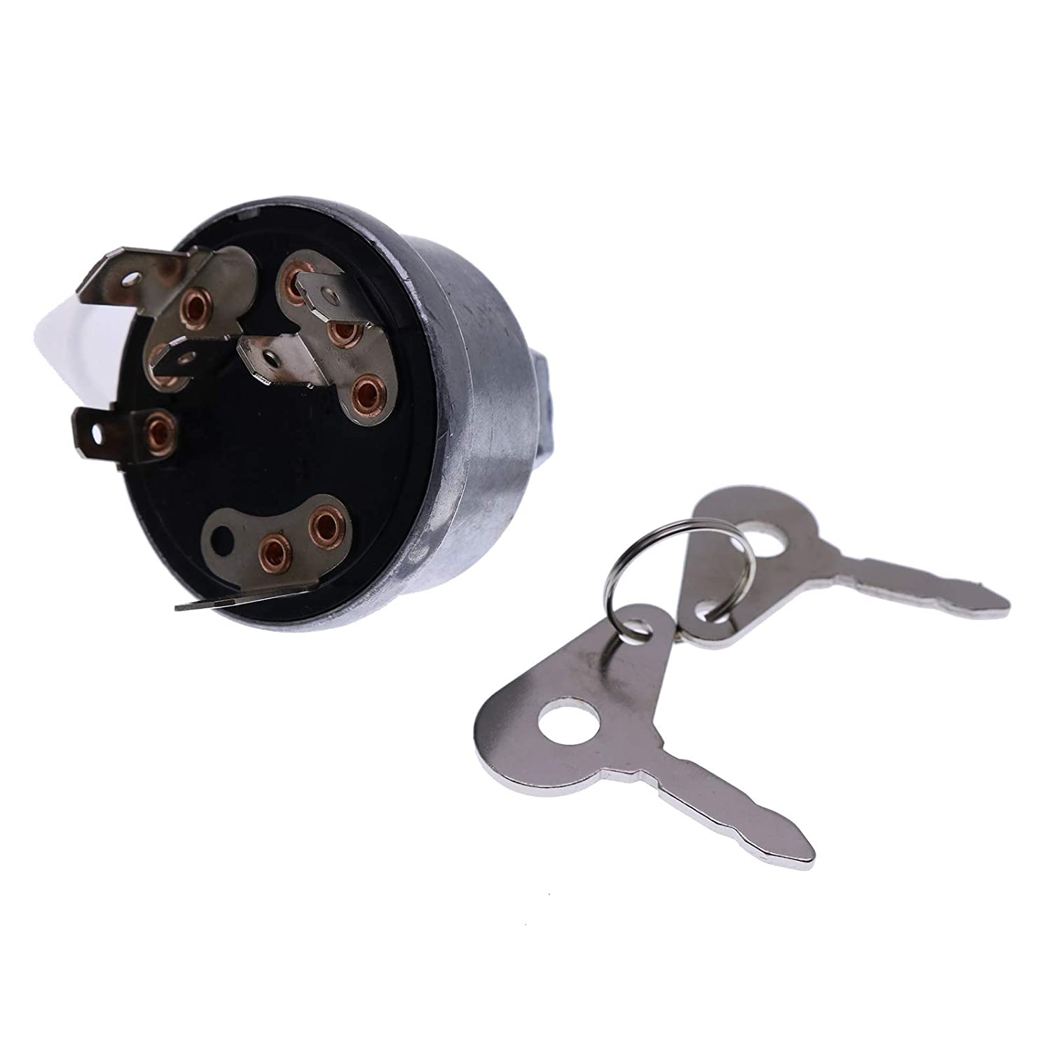 Ignition Start Switch with 2 Keys 701/02600 for JCB 428C 415 425 428 425 Dozer 420 Dozer 406 410 Dozer 420 410 - KUDUPARTS