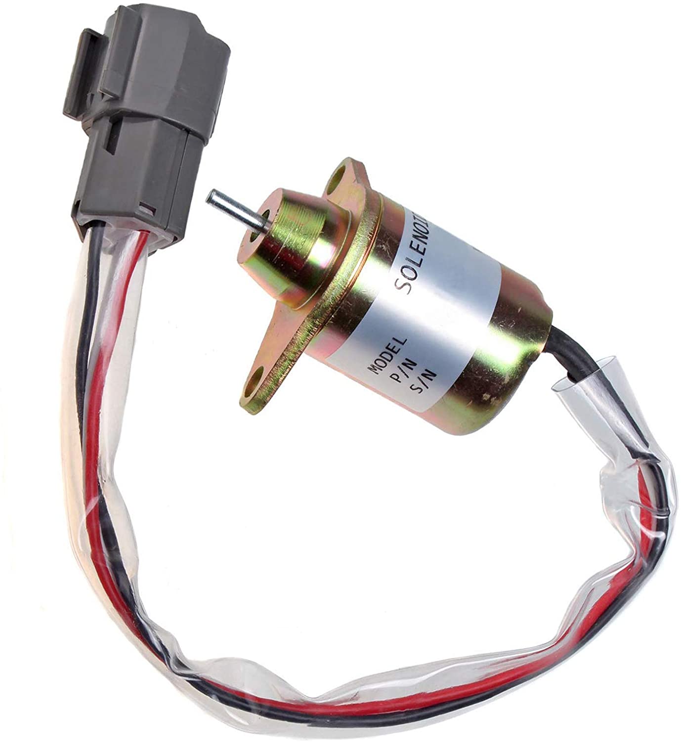 Fuel Shutoff Solenoid 129612-77940 YM129612-77940 for Yanmar 4TNV98 4TNV94 Engine - KUDUPARTS