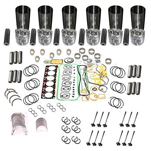 Overhaul Rebuild Kit for Hino J08C J08E J08CT J08ET Engine Kobelco Excavator - KUDUPARTS