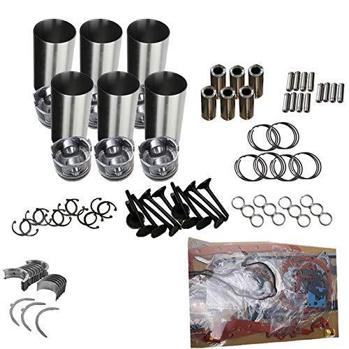 New D6D Engine Overhaul Rebuild Kit for Volvo EC210B Excavator and Skid Steer Loader - KUDUPARTS
