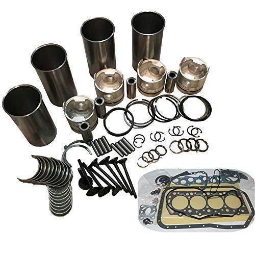 Diesel Engine Overhaul Rebuild Kit 4D88E-3B3C3G3H 4TNE88 For Yanmar Piston,Piston Ring,Cylinder Liner,Head Gasket Set, Bearing Kit - KUDUPARTS