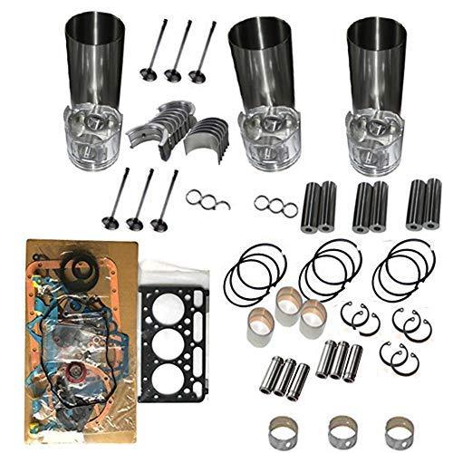 Overhaul Rebuild Kit for Kubota D1301 Engine L295DT L295F L305 - KUDUPARTS