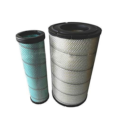 Air Filter Element 4459549 4459548 for Hitachi Excavator ZX330 ZX330-3 ZX350W - KUDUPARTS