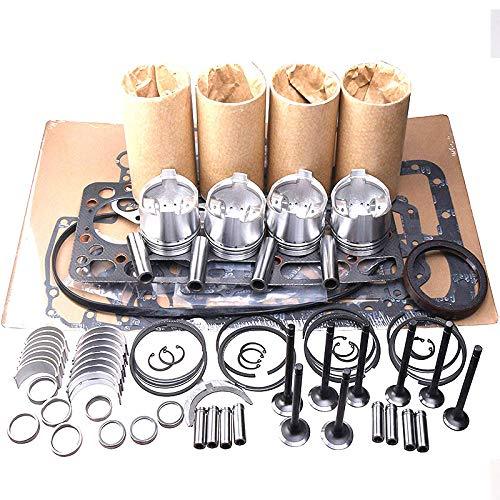 Overhaul Rebuild Kit for Isuzu 4LE2 Engine Hitachi EX70-3 ZX75US-3 ZX85USB-3 ZX40U ZX50U - KUDUPARTS