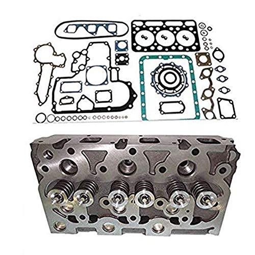 Complete Cylinder Head With Valves + Full Gasket Kit For Kubota L2202DT L24O2 L2402DT KH91 KH66 D1402 L2202 - KUDUPARTS