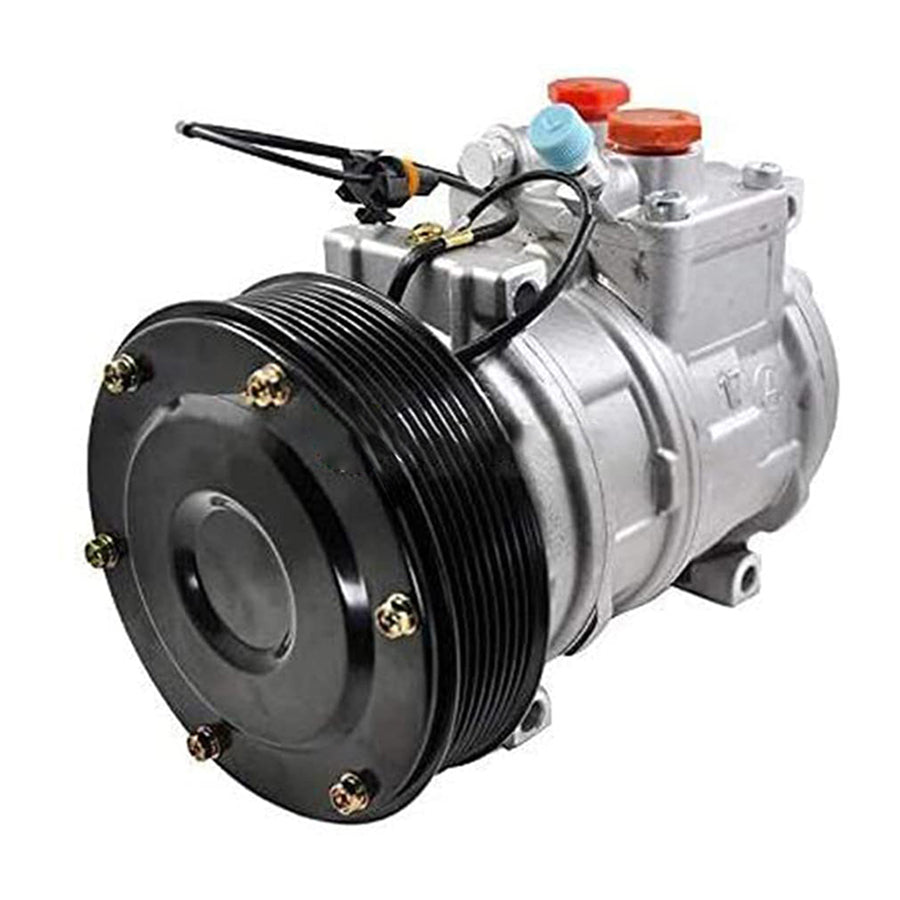 10PA17C AC Compressor 447200-4930 447200-4932 447200-5031 4472004930 4472004932 4472005031 for John Deere Tractor - KUDUPARTS