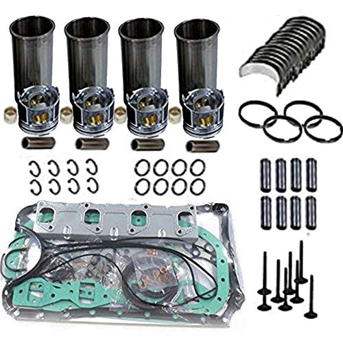 New 3044T 3044C-T 3044C-DIT Engine Rebuild Kit - SINOCMP Gasket Kit For 236B 246C - KUDUPARTS