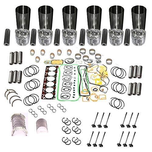 Rebuild Kit With Cylinder Gasket Kit Fit For Deutz F4L913 913 (6 Cylinder) Engine 6275 DX3.90 DX80 D7807 - KUDUPARTS