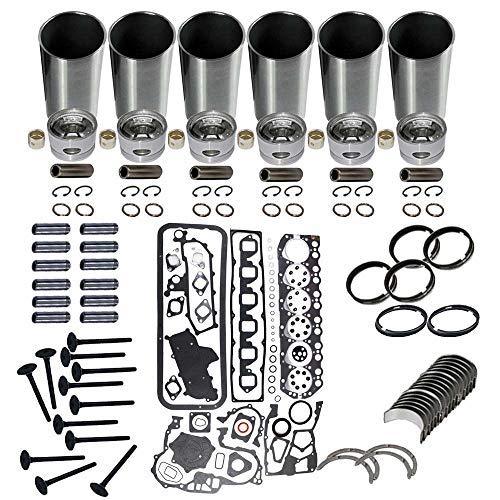 Compatible with QSB5.9 Engine Overhaul Rebuild Kit for Cummins - KUDUPARTS