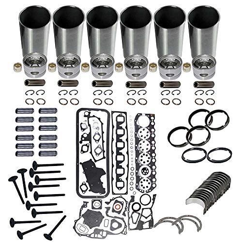 New Overhaul Rebuild Kit For Doosan Deawoo DE12T DE12TIS Engine D2366 Excavator - KUDUPARTS