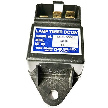Compatible with Genuine NGK Glow Plug Lamp Timer 12V Time Relay for Kubota 15694-65992 S81NL - KUDUPARTS