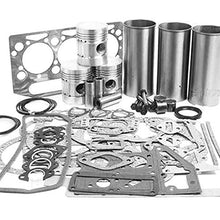 Overhaul Rebuild Kit for Kubota D1102 Engine L2050DT L235DT L2350 L235F Tractor - KUDUPARTS