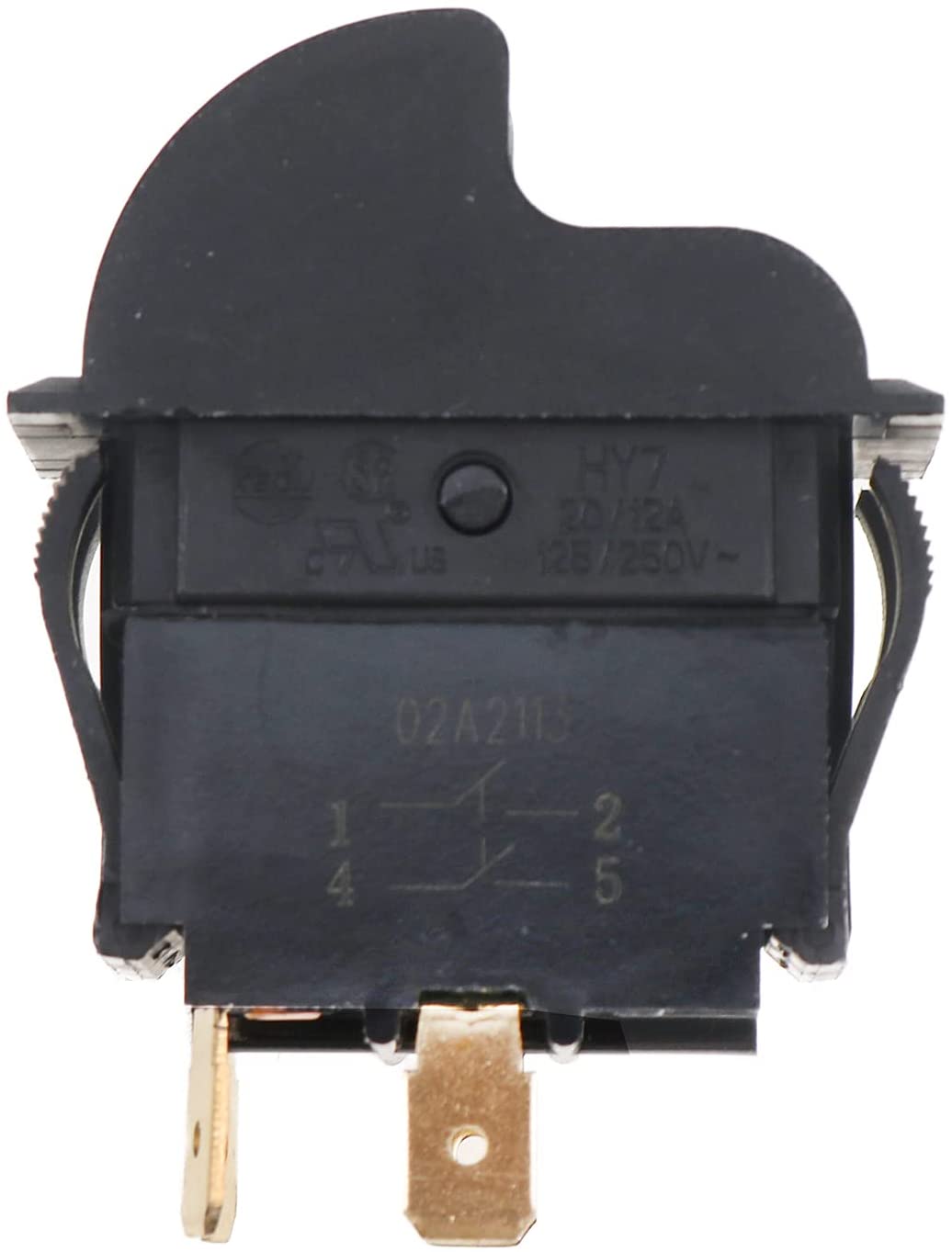 On-Off Toggle Switch SW7A 489105-00 for Delta 11-900 11-950 11-980 11-985 11-990 14-040 17-900 DP400 DP300L 17-950L Drill Press 34-670 36-600 36-977 36-978 36-980 36-981 TS200LS Table Saw - KUDUPARTS