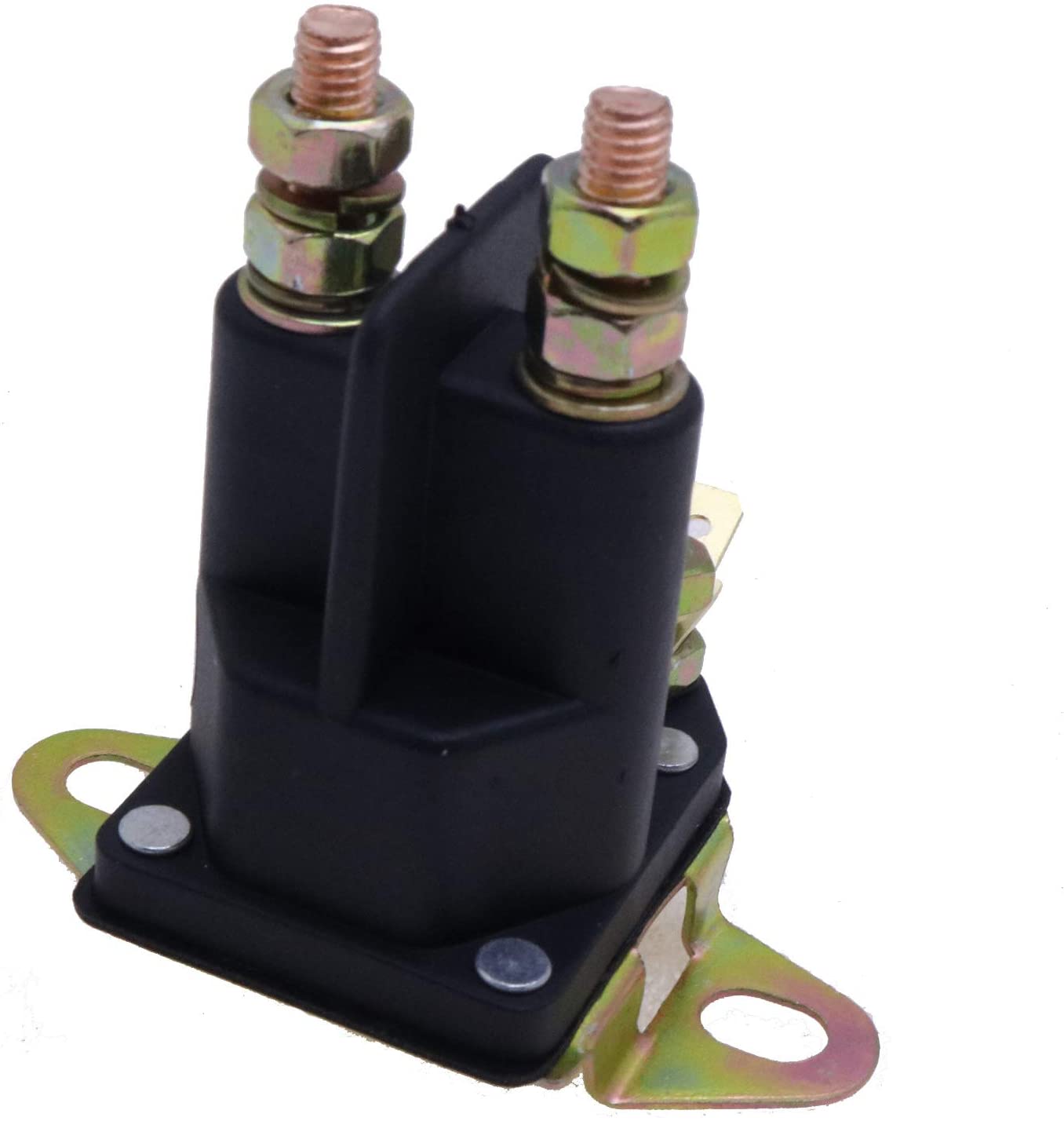 12V Starter Solenoid Relay Switch MIU12537 for John Deere 44 42 S240 X305R X310 X360 - KUDUPARTS