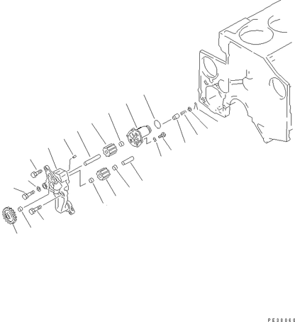 For Komatsu Excavator PC650-3 PC650-5 Engine SA6D140 Hydraulic Oil Pump 6211-51-1000 6211-51-1100 6211-51-1001 6211-51-1003 - KUDUPARTS