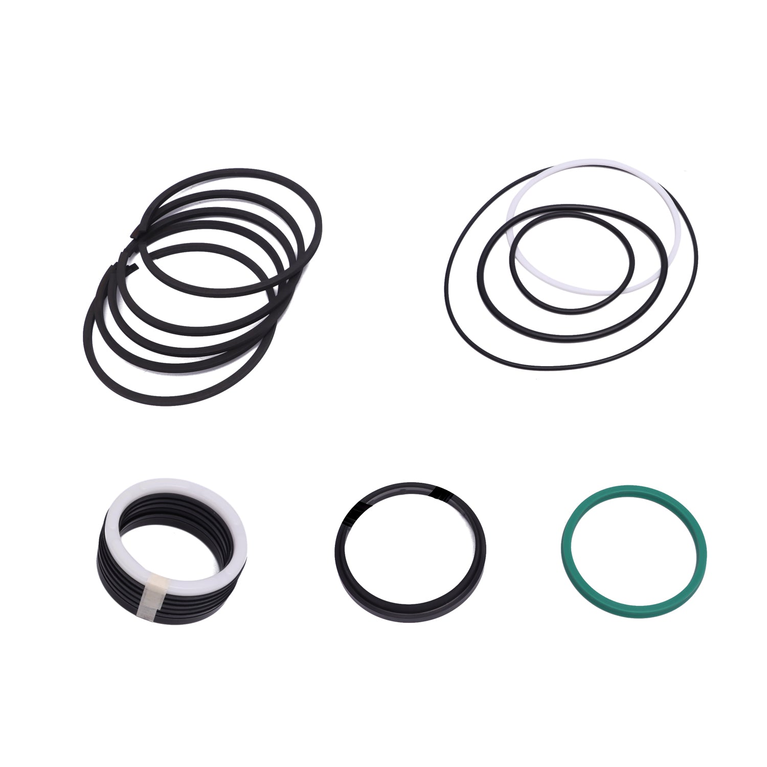 Differential Cylinder 10031492 (DN 120/80) Seal Kit for Schwing Truck-Mounted Concrete Pump, Hydraulic Main Oil Cylinder Sealing Kit for Schwing Stetter Boom Pump. - KUDUPARTS