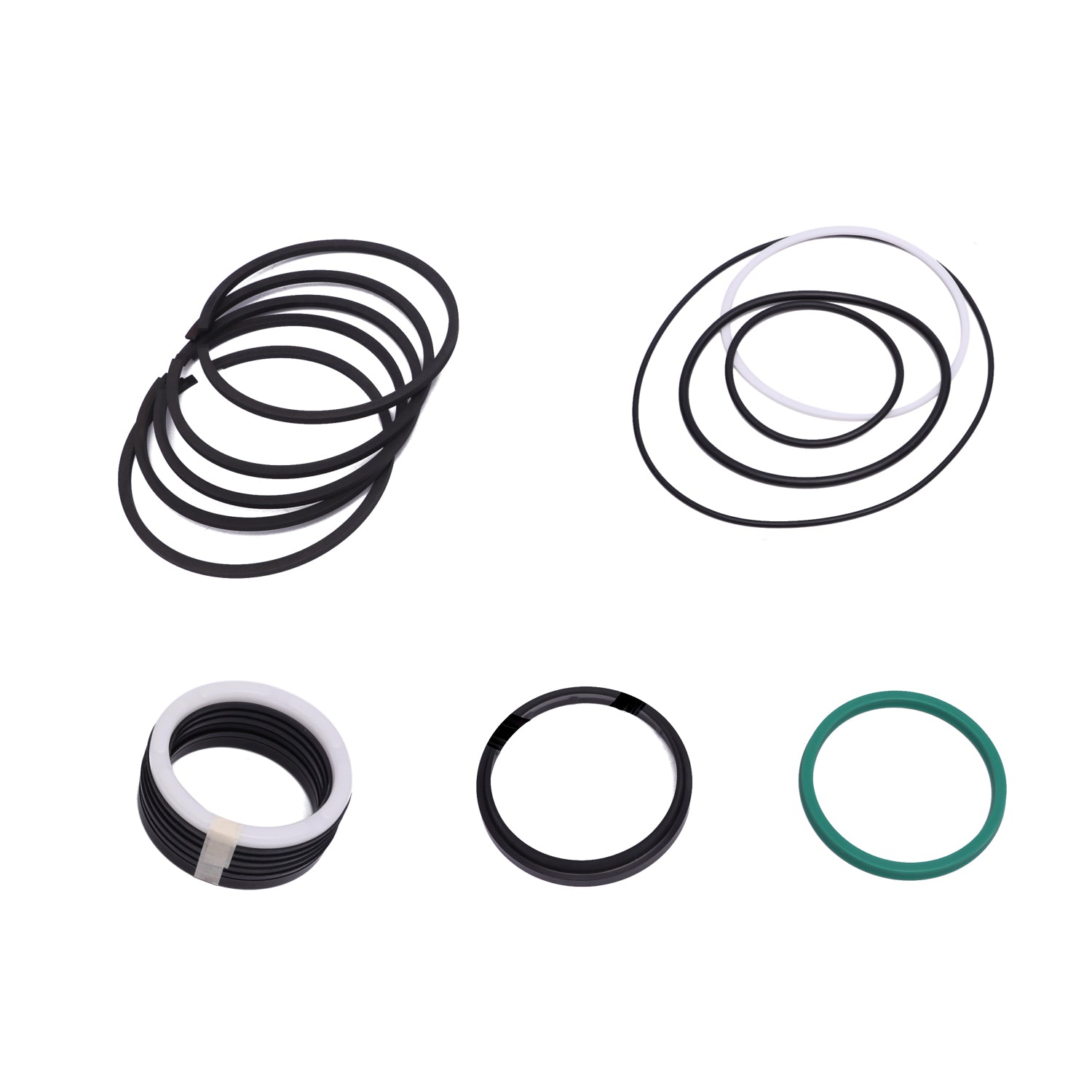 Differential Cylinder 10023479 (DN 130/80) Seal Kit for Schwing Truck-Mounted Concrete Pump, Main Hydraulic Oil Cylinder Sealing Kit for Schwing Stetter Boom Pump. - KUDUPARTS