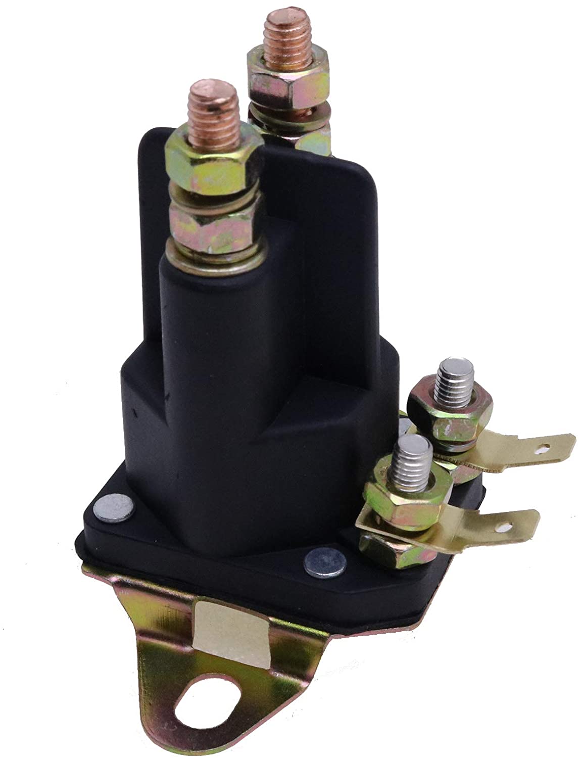 12V Starter Solenoid Relay Switch MIU12537 for John Deere 44 42 S240 X305R X310 X360 - KUDUPARTS