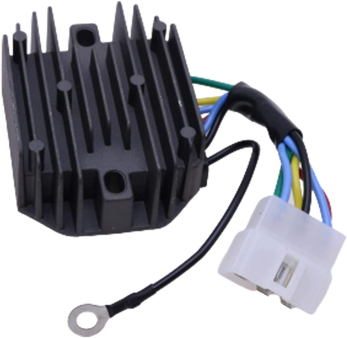 Regulator Rectifier 185530 RS5101 15351-64600 15351-64601 for Kubota Grasshopper Kokusan Denki Yanmar ZD18 ZD21 ZD25 1822D 718D 721D 721G RTV500 - KUDUPARTS