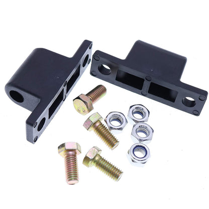 Door Hinge Set 6717593 for Bobcat S100 S130 S150 S160 S175 S185 S205 S250 S330 Skid Steer Loader - KUDUPARTS