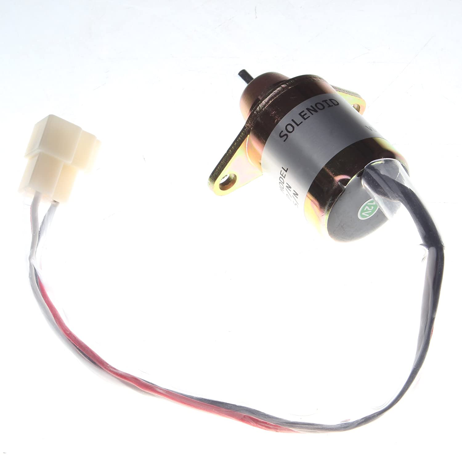 Solenoid 1503ES-12S5SUC5S 119653-77950 for Yanmar Kubota John Deere 4TNV94L-SFN 4TNV106-GGE 3TNE84 R55 R60 - KUDUPARTS