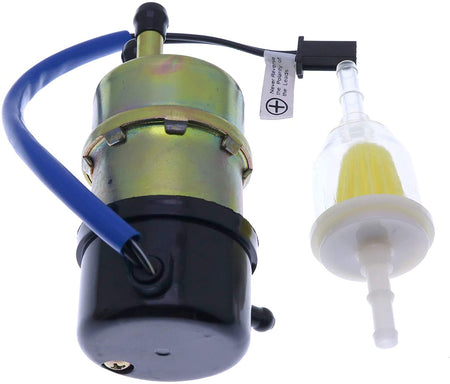 Electric Fuel Pump Kit with 16710-HA7-672 with Fuel Filter AM116304 Compatible with Honda Fourtrax 86-89 TRX-350 TRX-350D TRX 350 350D 4x4 FourTrax Foreman 350 1986-1989 - KUDUPARTS