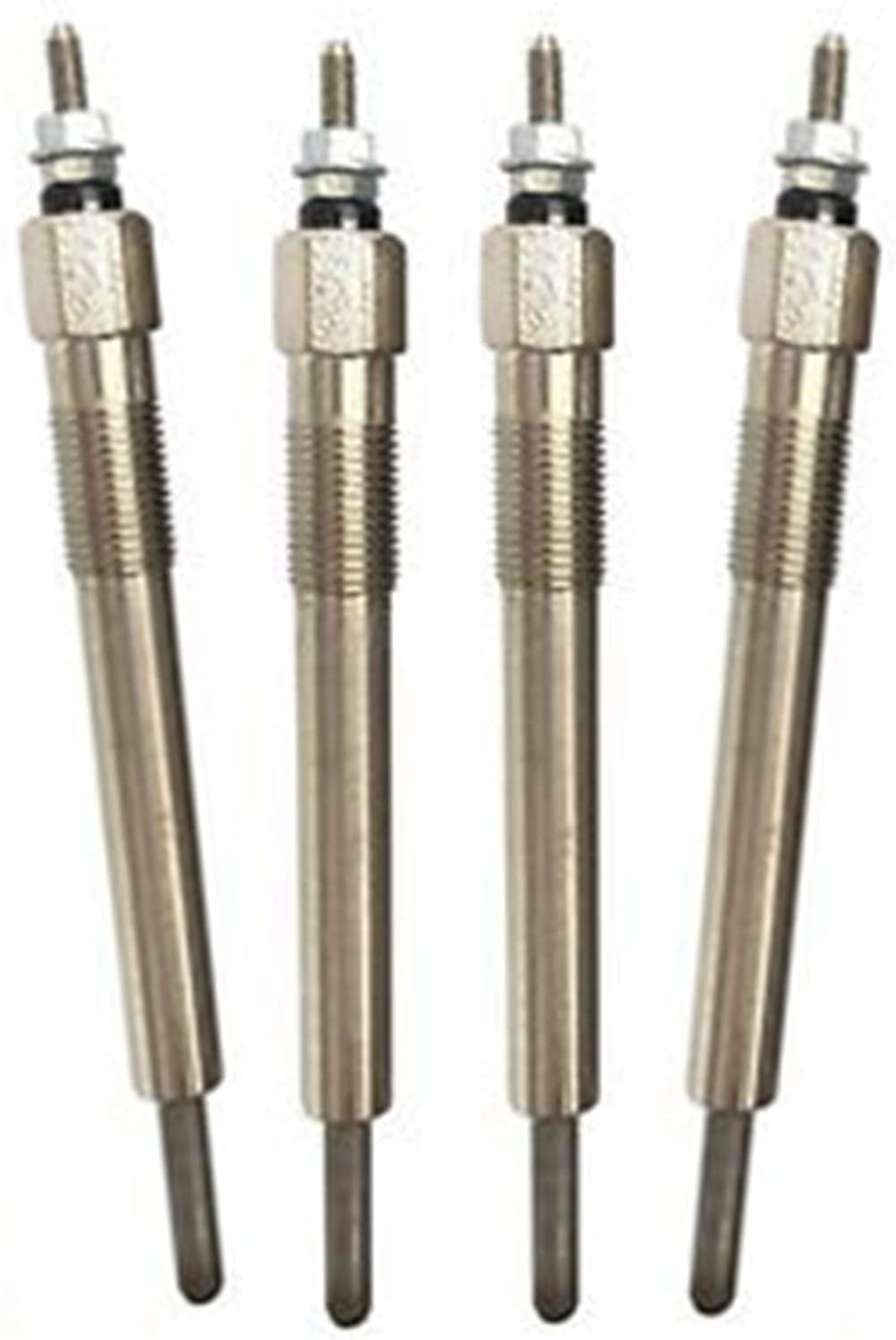 11/12 Volt Glow Plug Set of 4 for Isuzu 4LE2 4LE2-PW Engine Hitachi IHI 45NX Mini Excavator(4-Pack) - KUDUPARTS