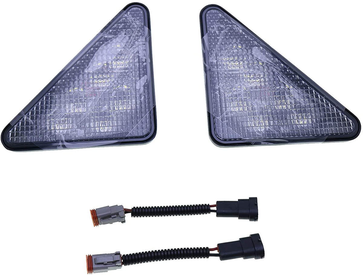 LED Headlight Kit 7259523 7259524 Compatible with Bobcat Loader 751 753 763 773 863 864 873 883 963 A220 A300 S130 S150 S160 S175 S185 S205 S220 S250 S300 S330 T140 T180 T190 T200 T250 - KUDUPARTS