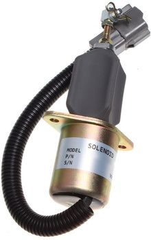 Fuel solenoid 129953-77811 1751ES-12A3UC12B1S SA-4673-S for Hyundai Excavator R60-5 Yanmar engine - KUDUPARTS