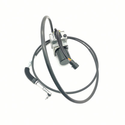 Throttle Motor 247-5227 compatible with Caterpillar 312 312B 311B Excavator with Double Cable 5 Pins - KUDUPARTS