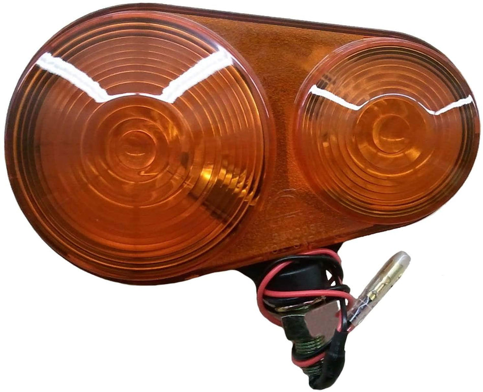 Amber Hazard Tail Light K2581-62613 K258162613 for Kubota B Series Tractors BX1850 BX1860 BX1870 BX1870-1 BX2350 BX2360 BX2370 BX2370-1 BX24 BX25 B26 BX2660 BX2670 BX2670-1 - KUDUPARTS