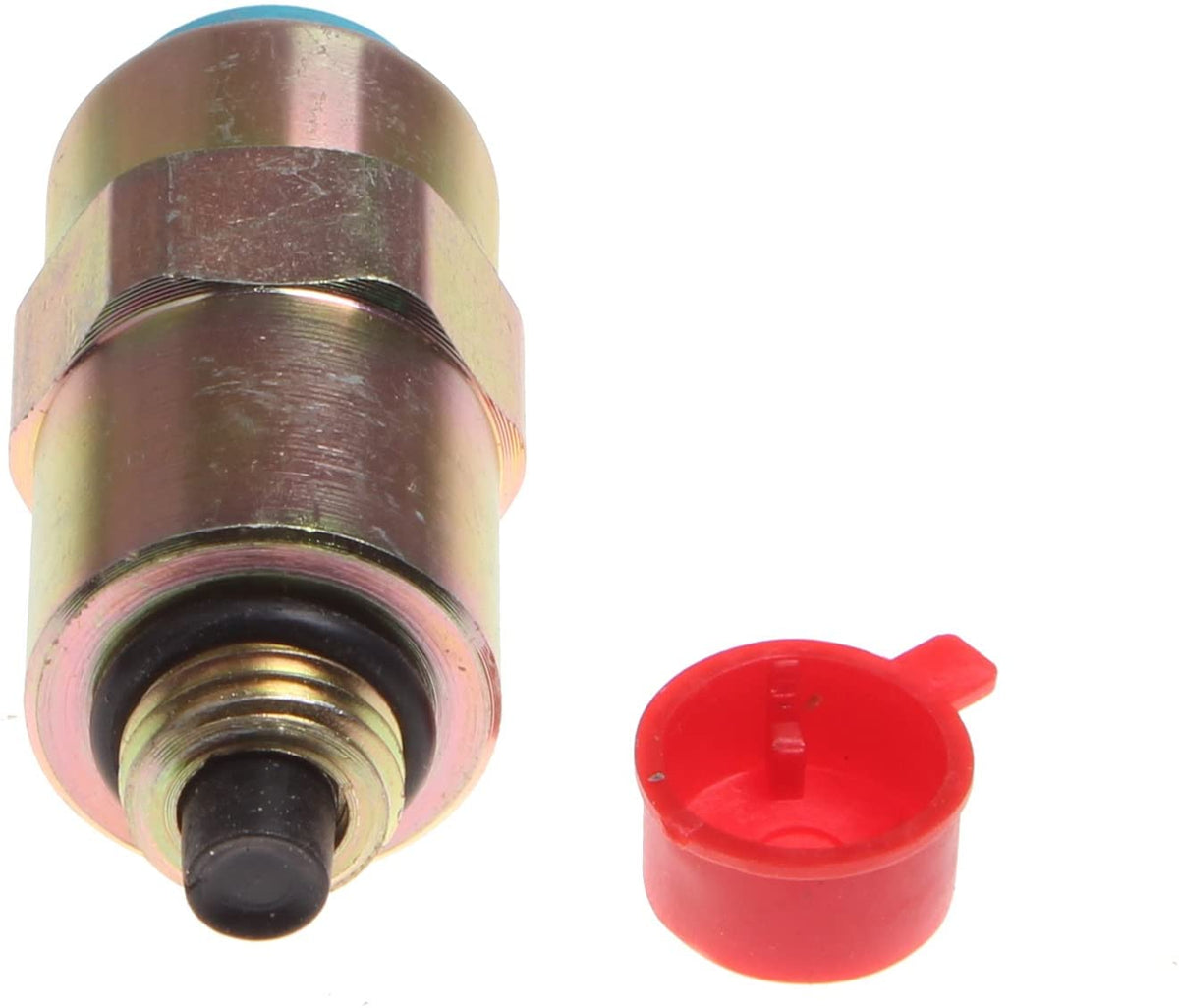 Fuel Shut Off Solenoid RE22744 RE54064 for John Deere 1450 1550 415B 515B 5300 5400 5400N - KUDUPARTS