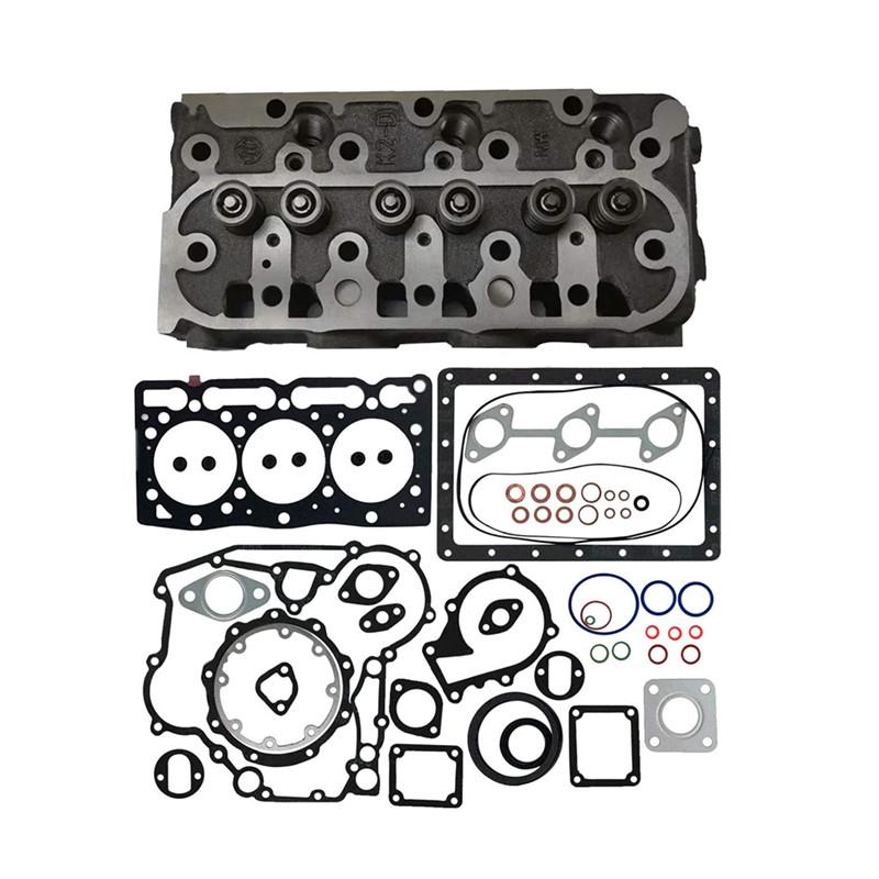 Complete Cylinder Head + Full Gasket Kit For Kubota D1005 Engine - KUDUPARTS