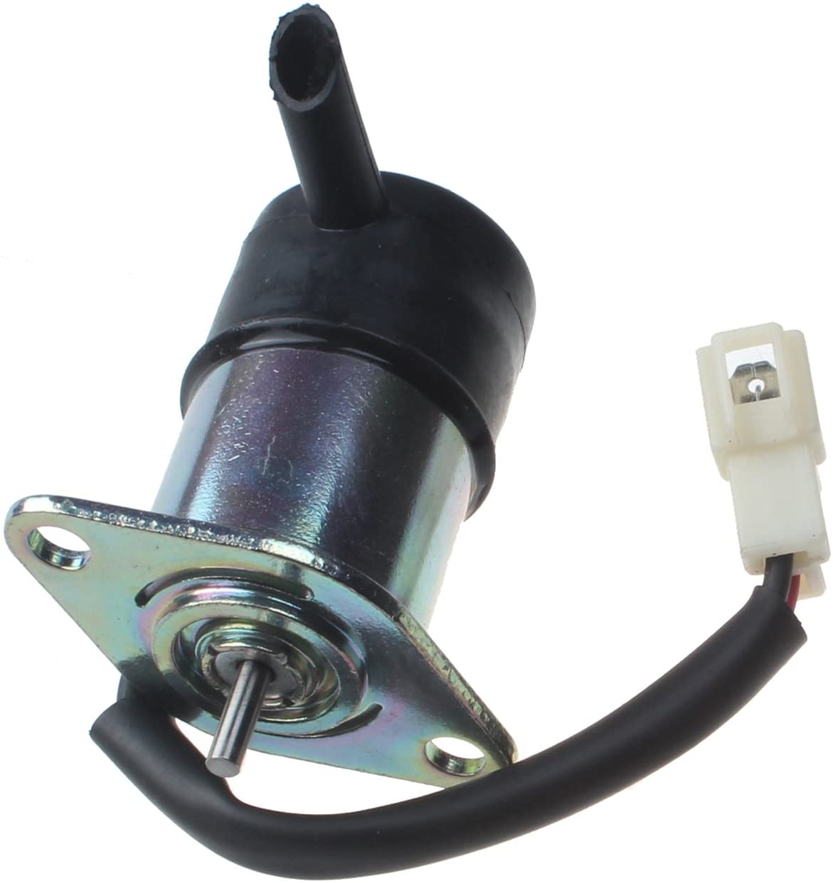 Fuel Shutoff Solenoid 16271-60010 16271-60012 for Kubota R310 BX23D BX2200D F2400 ZD28 ZD1211 ZD1221L ZD1221R ZD1221RL ZD25F D1105 - KUDUPARTS