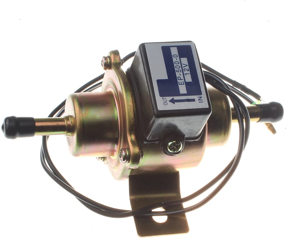 12V Electric Fuel Pump15231-52033 68371-51210 68371-51211 for Kubota B6000, B6000E, G3200, G4200, G4200H, G5200H, G6200H, KH-151, KH-61, KX101, KX151, R410, R410B - KUDUPARTS