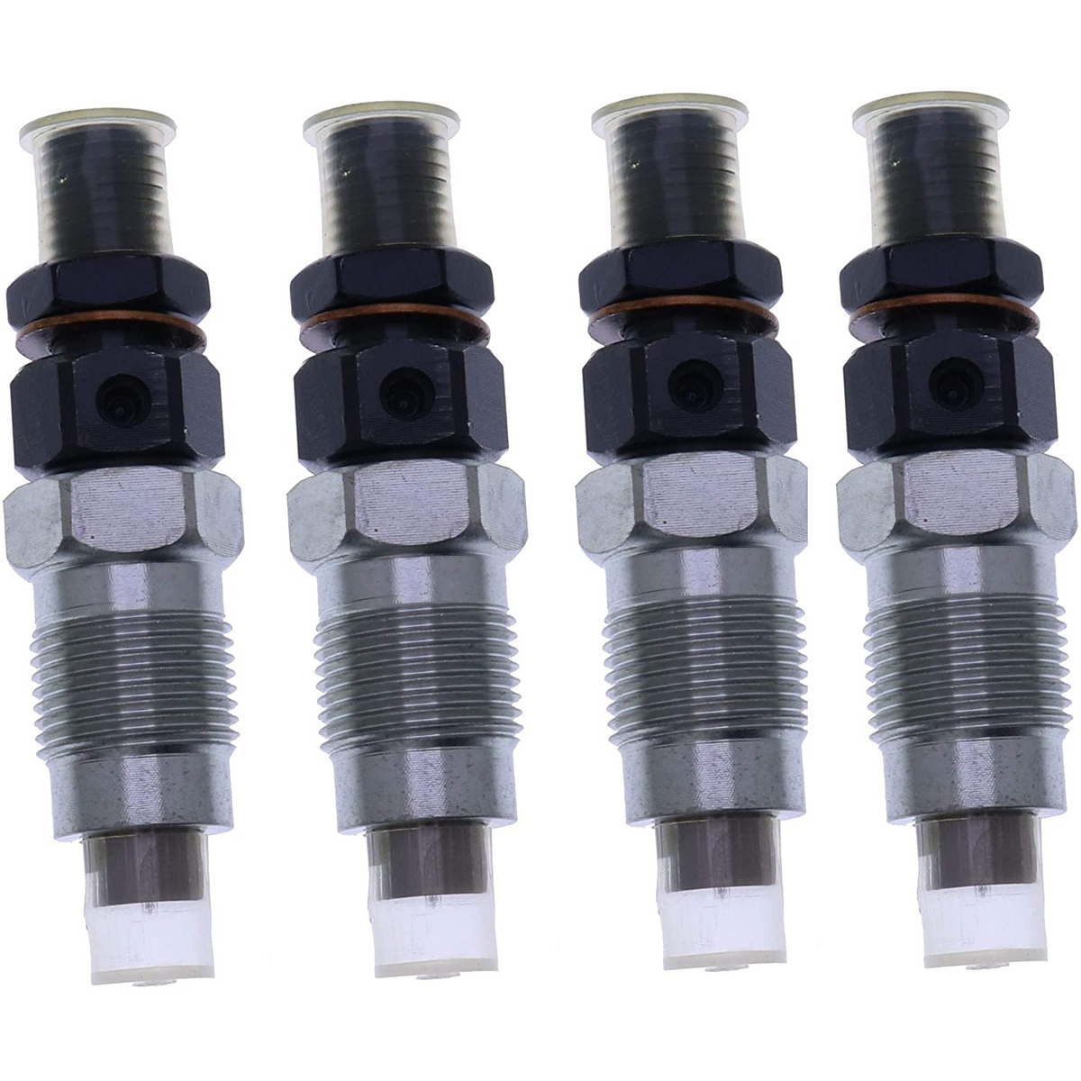 4X Fuel Injector 16454-53905 Fit for Kubota D1703 V1903 V2003 V2003-M V2203 V2203-M V2403-M Engine - KUDUPARTS