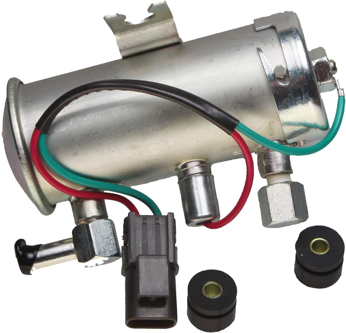 24V DC Universal Electric Fuel Pump 4645227 8980093971 for Hitachi Excavator CP220-3 EG65R-3 EG70R-3 FPC1700 MA200 SCX400-C3 SCX500 SCX550 SR2000G Isuzu Diesel Engine 4HK1 6HK1 4JJ1 4LE2 - KUDUPARTS