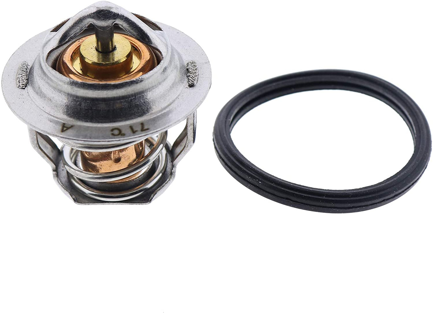 Thermostat 19434-73014 19434-73013 16221-73270 Fit for Kubota D902 D905 D1100 D1005 D1402-DI D1102 BX1500D BX2230D KX91-3S U17 U35 U35S L2600DT L35 GR2100 M4900 RTV900G RTV900W - KUDUPARTS