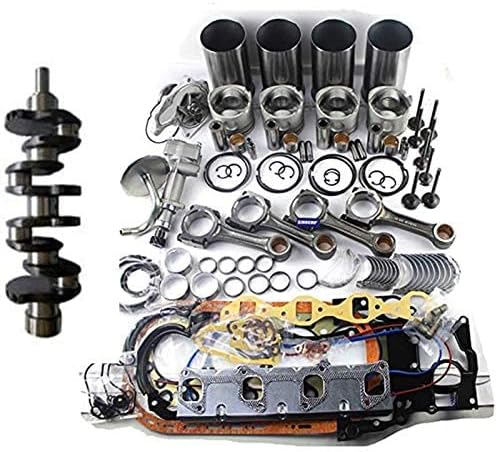 4JB1 2.8L Rebuild Kit&Oil Pump&Connect Rods For Isuzu Mustang Bobcat 843 853 1213 960 2060 Loader Kobelco SK60 - KUDUPARTS