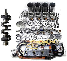 4JB1 2.8L Rebuild Kit&Oil Pump&Connect Rods For Isuzu Mustang Bobcat 843 853 1213 960 2060 Loader Kobelco SK60 - KUDUPARTS