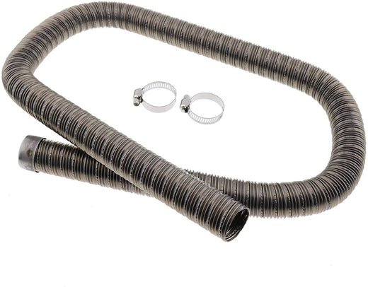 24mm Stainless Steel Exhaust Pipe(1m) 36061296 90394 with Clamps Compatible with Webasto Eberspacher - KUDUPARTS