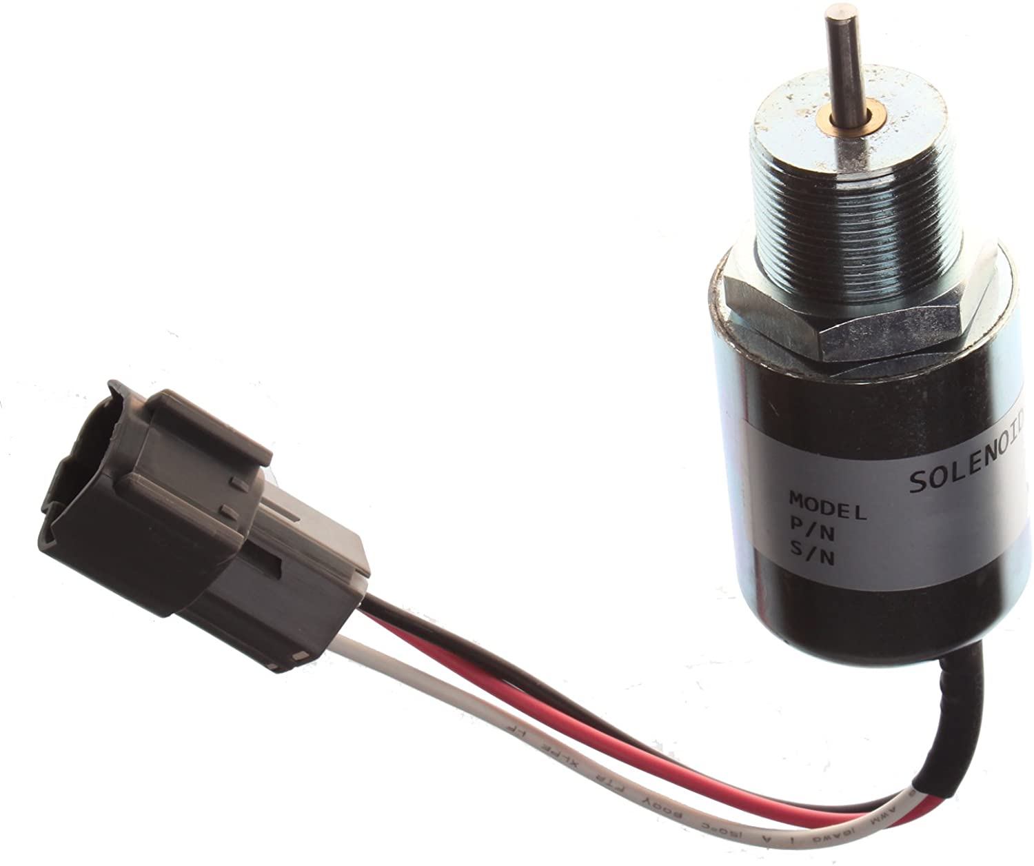 Stop Solenoid SA-3725-12 for Mahindra Max 28 Tractor w/Mitsubishi S3L2 Engine - KUDUPARTS